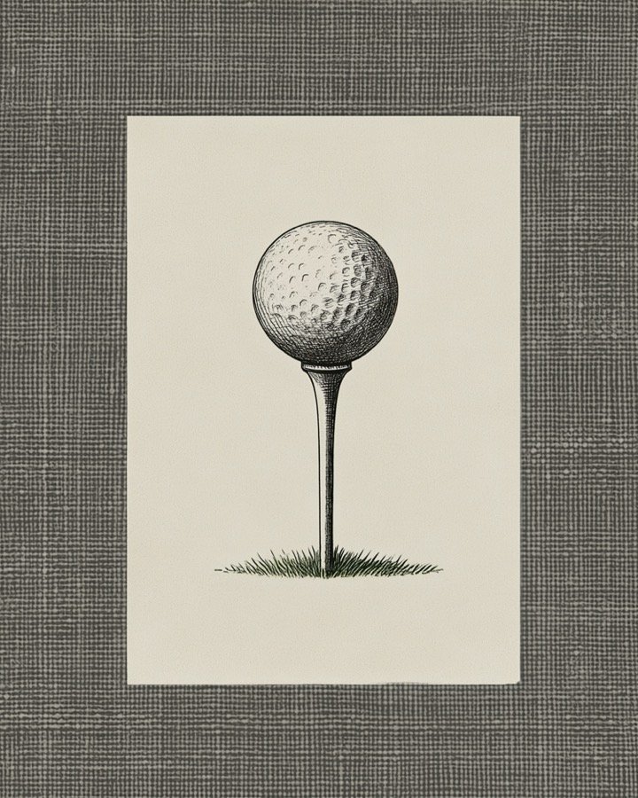 Vintage golf digital wall art print